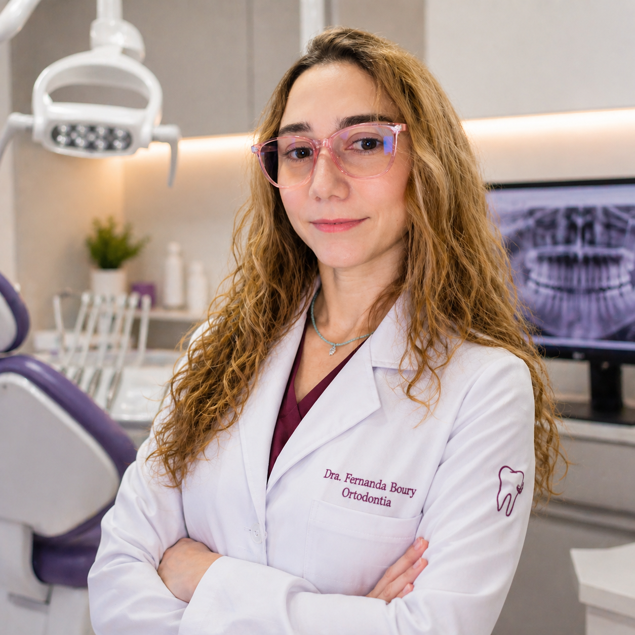 Dra. Fernanda Boury, cirurgiã-dentista especializada em ortodontia
